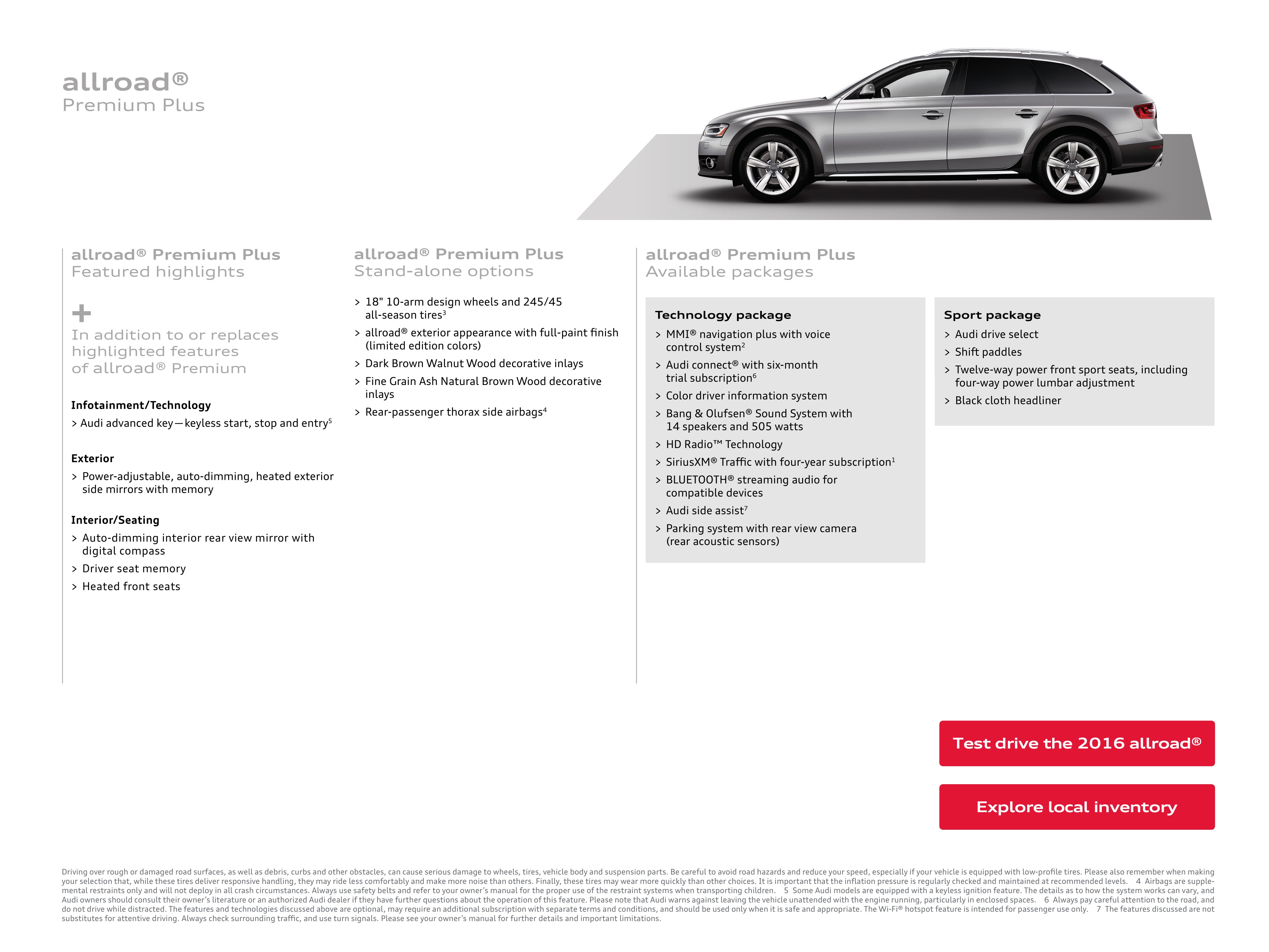 2016 Audi Allroad Brochure Page 30